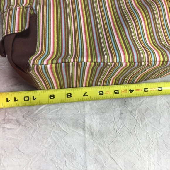 Longaberger Homestead Bag and Wallet Striped Tote and Wallet Matching Set - Picture 9 of 14